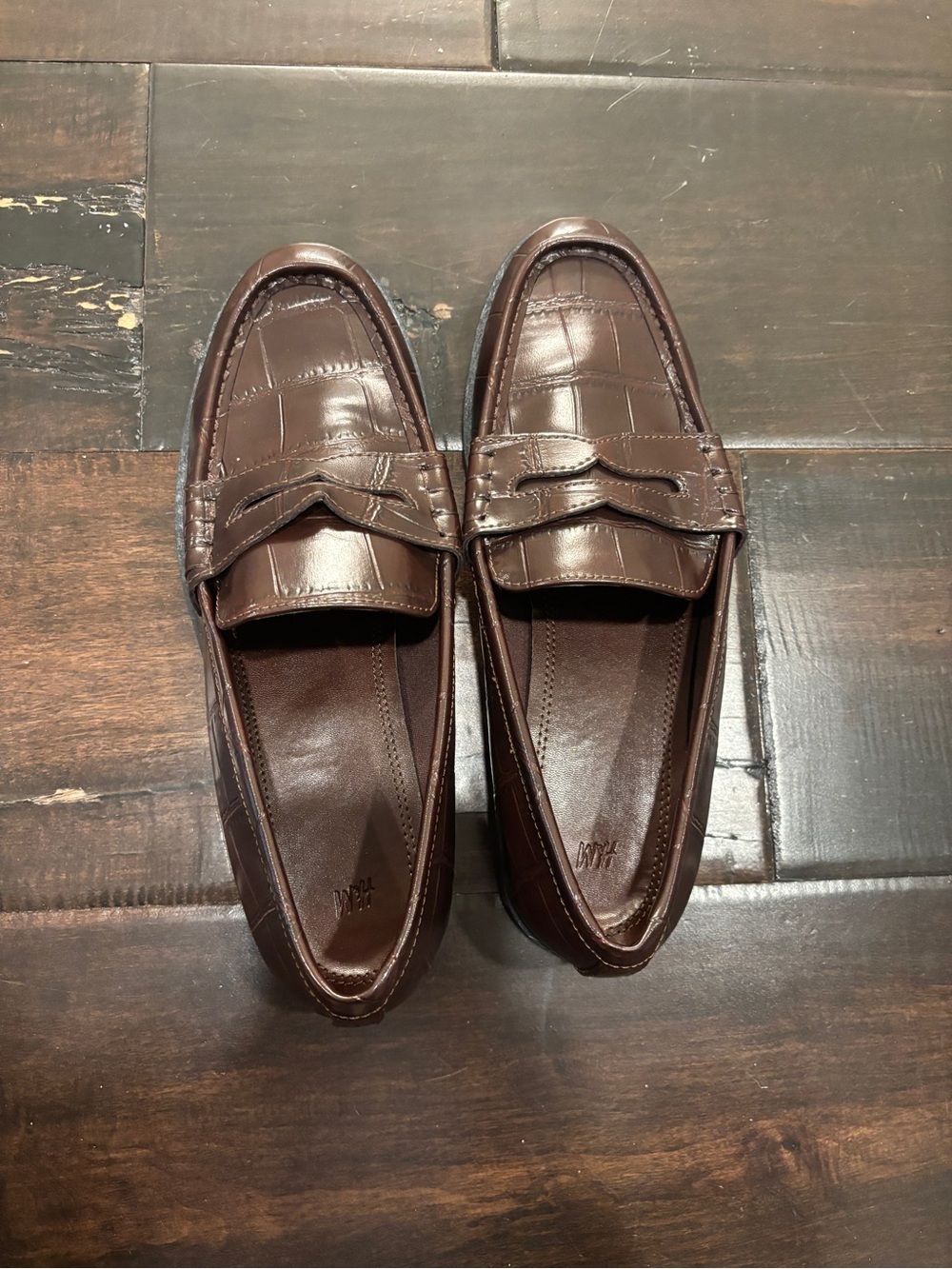 Brown Leather Loafers - Picture 3 of 4
